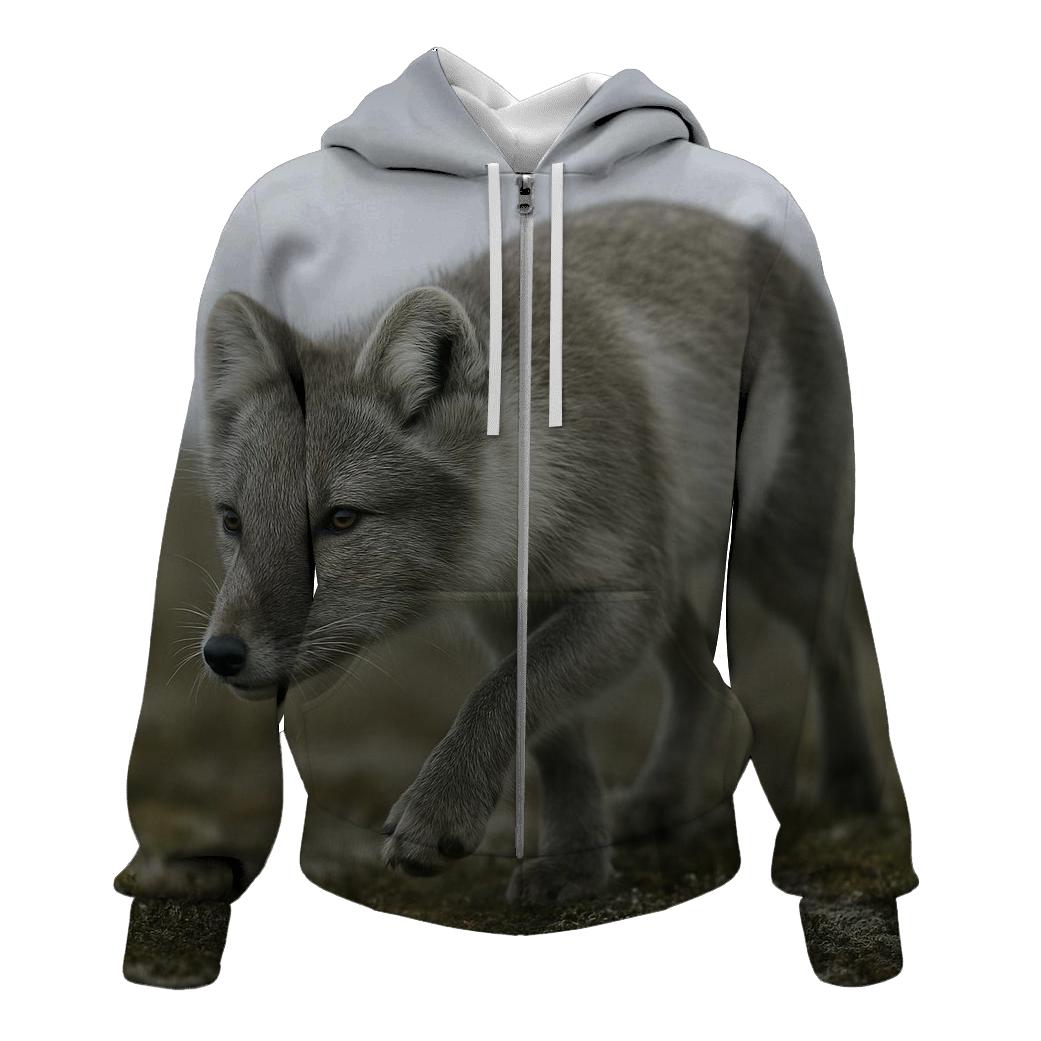 Tundra Stalk Arctic Fox hoodies fashion