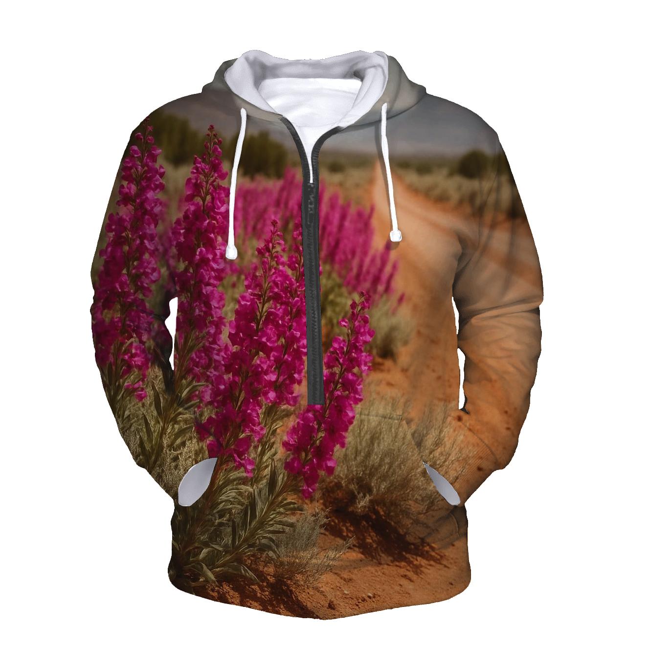 High Desert Penstemon Roadside custom hoodies