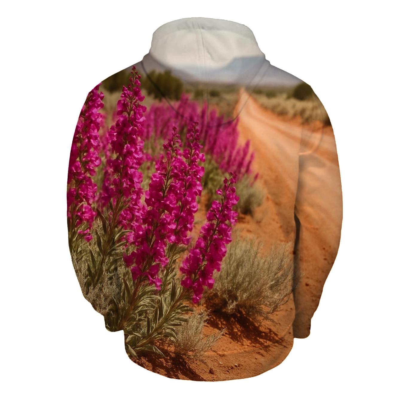 High Desert Penstemon Roadside custom hoodies