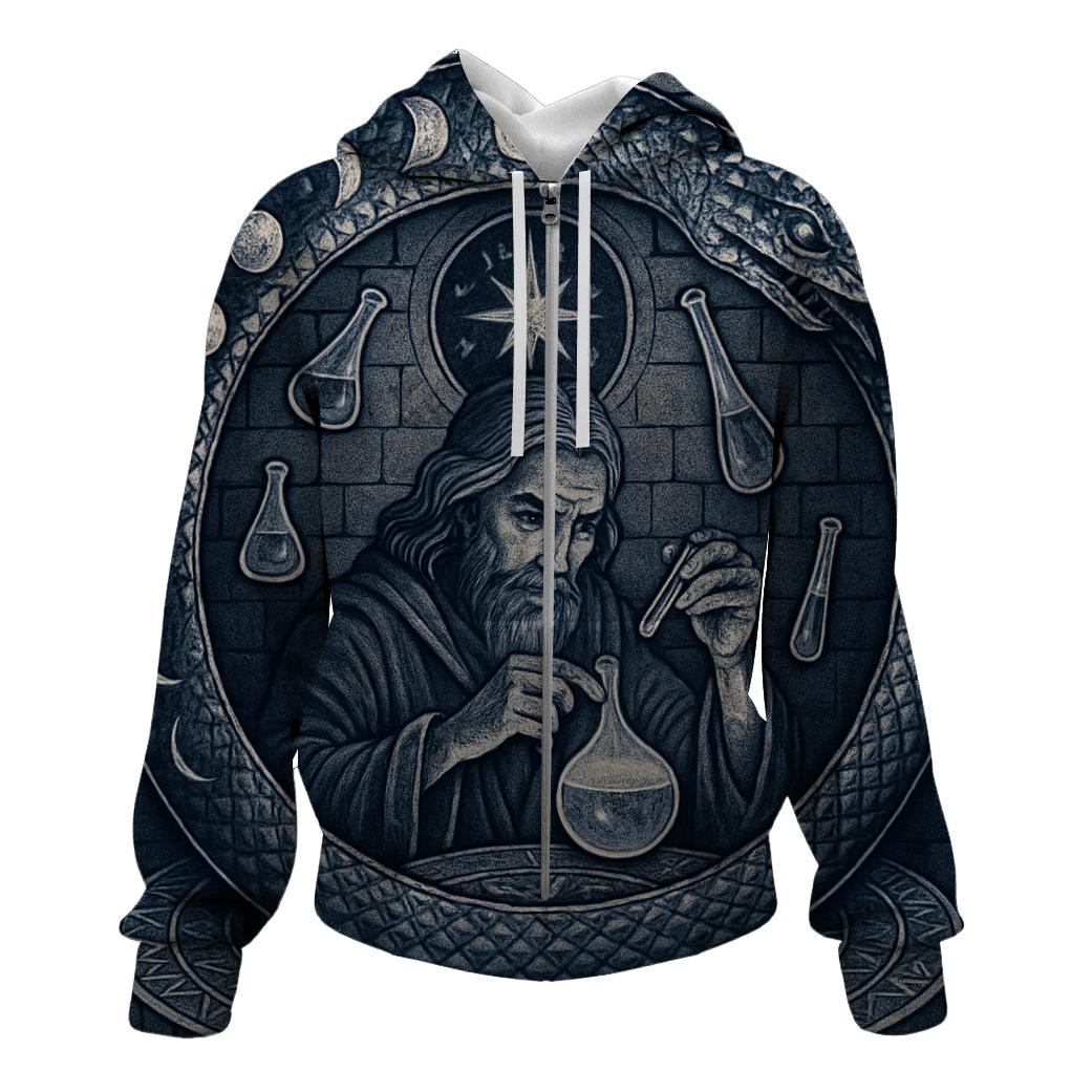 Lunar Alchemy Ouroboros custom hoodies
