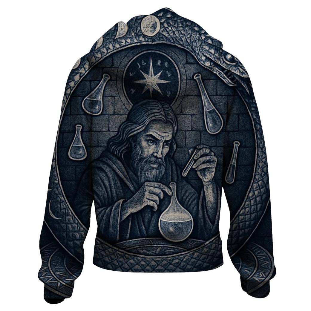 Lunar Alchemy Ouroboros custom hoodies