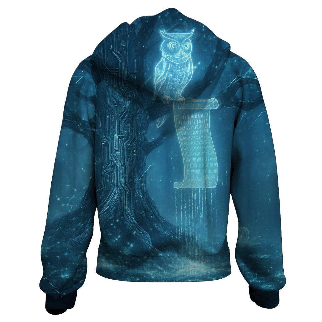 Binary Forest Sentinel zip-up hoodies