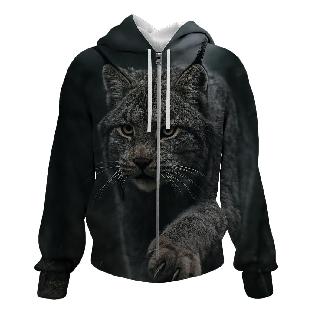 Boreal Lynx Ambush printed hoodies
