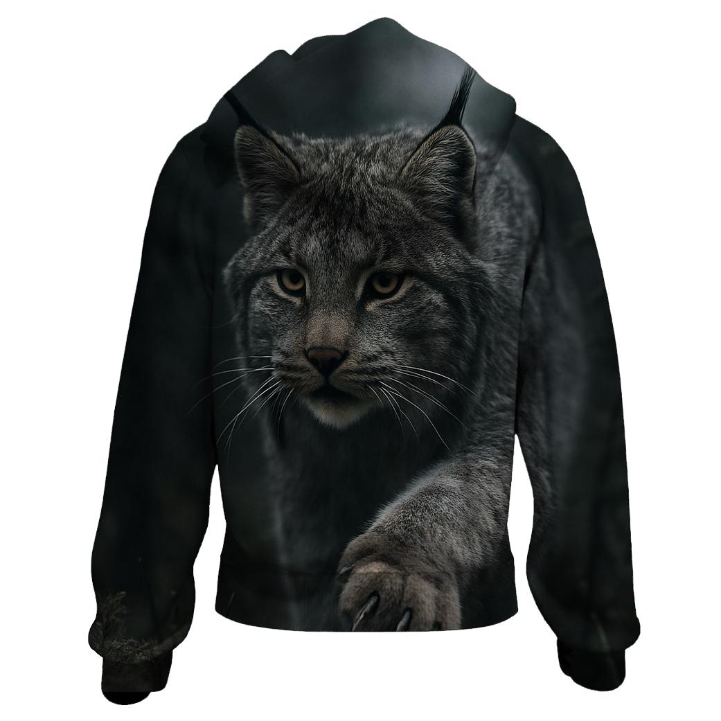 Boreal Lynx Ambush printed hoodies