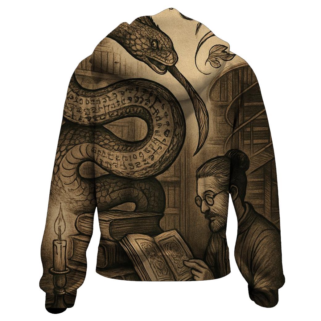 Archive Ouroboros Librarian premium hoodies