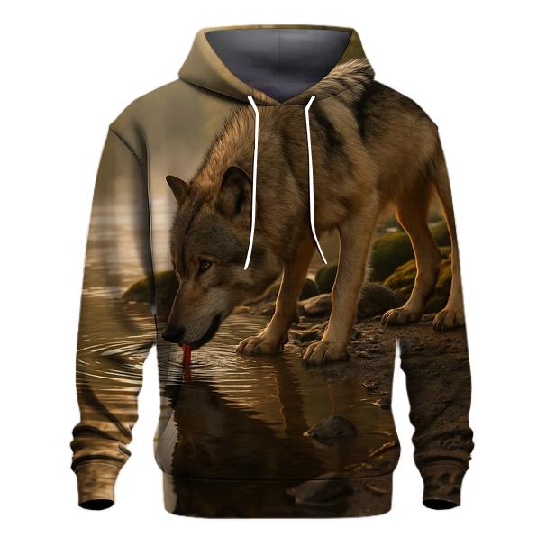 Riverbank Alpha At Dawn graphic hoodies