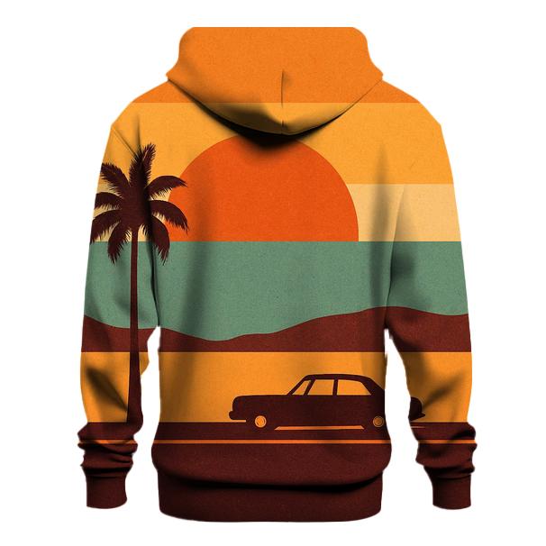 Sunset Groove Stripes hoodies fashion