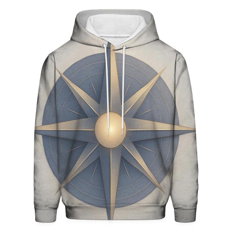 Inner Compass Rose zip-up hoodies