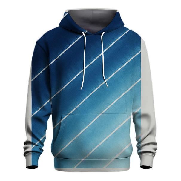 Indigo Arashi Diagonals graphic hoodies