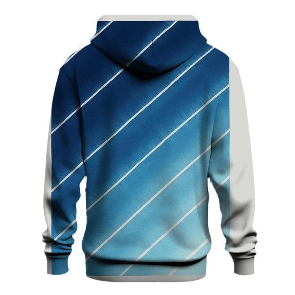 Indigo Arashi Diagonals graphic hoodies
