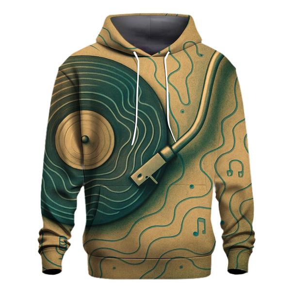 Turntable Topography lightweight hoodies