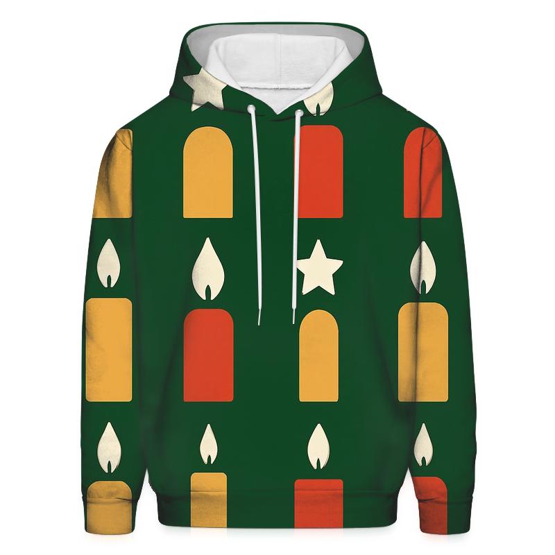 Minimal Candle Mosaic custom hoodies