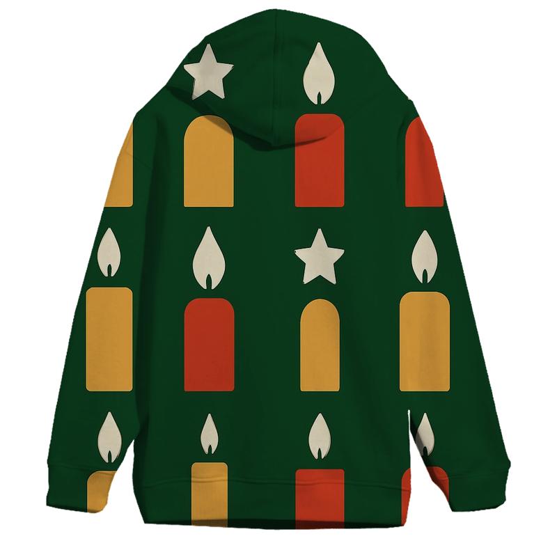 Minimal Candle Mosaic custom hoodies