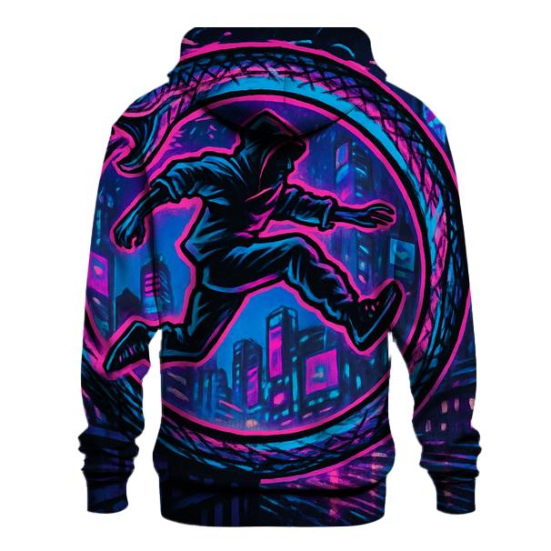 Neon City Ouroboros Runner heavyweight hoodies
