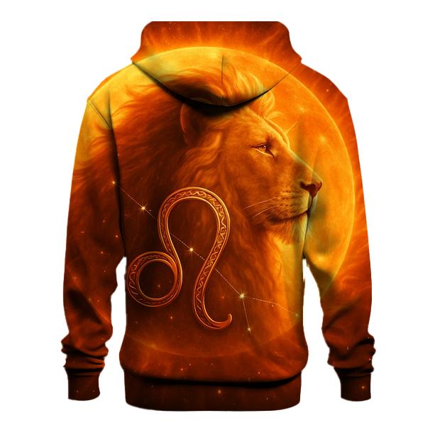 Leo Solar Flare Lion Artwork custom hoodies