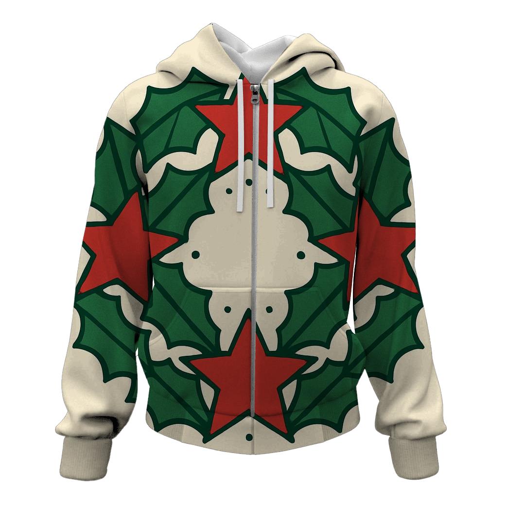 Starry Wreath Geometry graphic hoodies