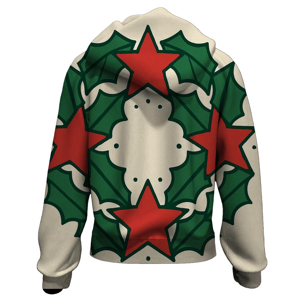 Starry Wreath Geometry graphic hoodies