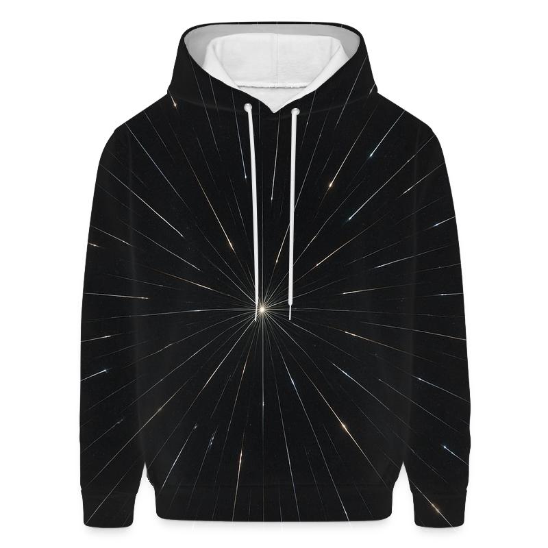 Meteor Trail Radiant Grid pullover hoodies