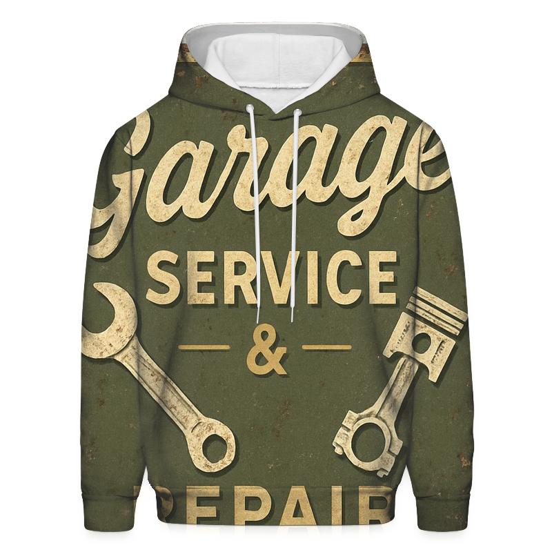 Antique Automotive Garage Plaque lightweight hoodies