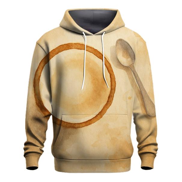 Cup Ring graphic hoodies