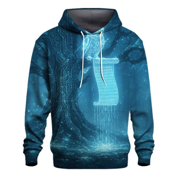 Binary Forest Sentinel embroidered hoodies