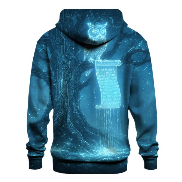 Binary Forest Sentinel embroidered hoodies