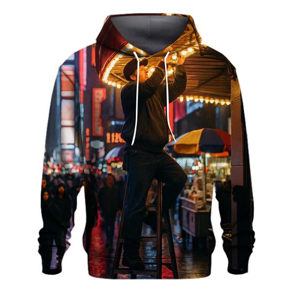 Late Night Theater District Pulse heavyweight hoodies
