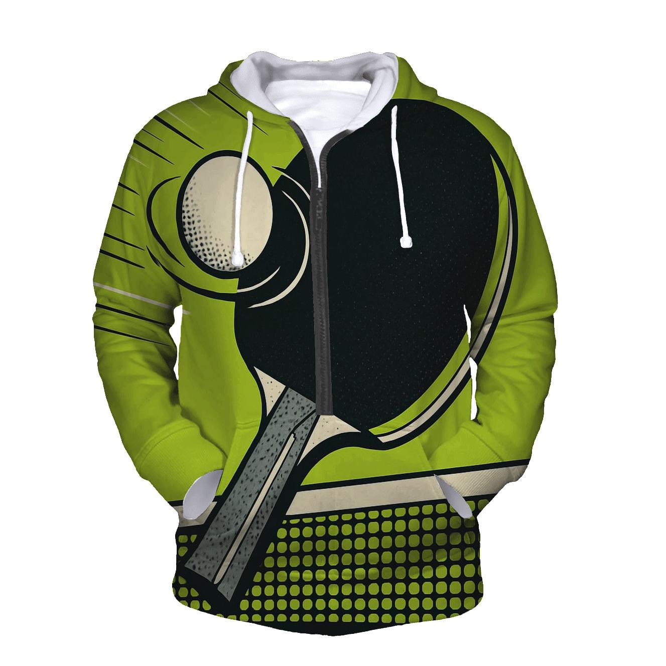 Table Tennis Precision Pop embroidered hoodies