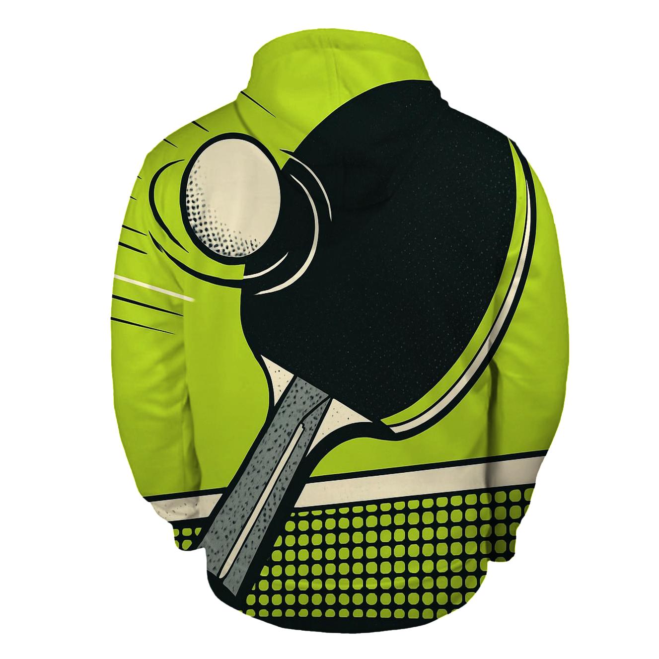 Table Tennis Precision Pop embroidered hoodies