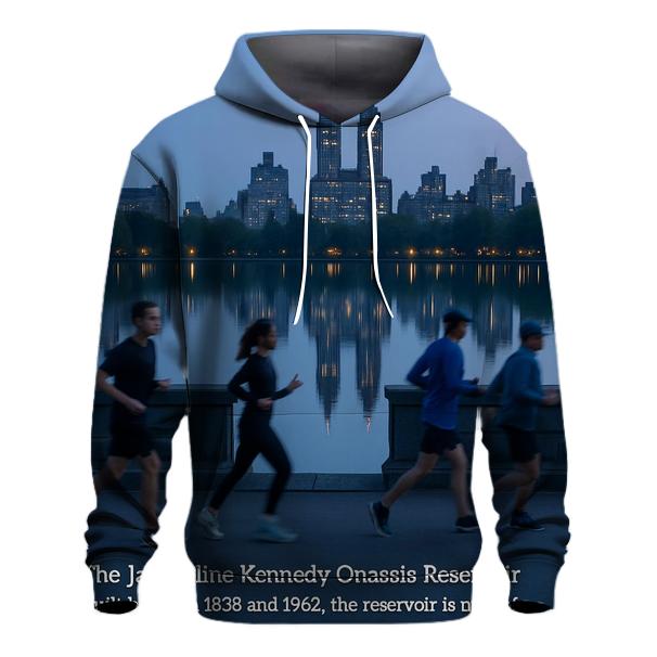 Reservoir Mirror Skyline graphic hoodies