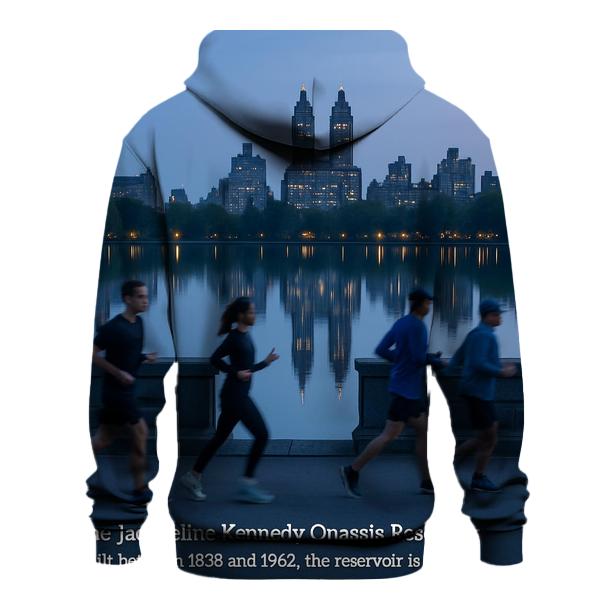 Reservoir Mirror Skyline graphic hoodies