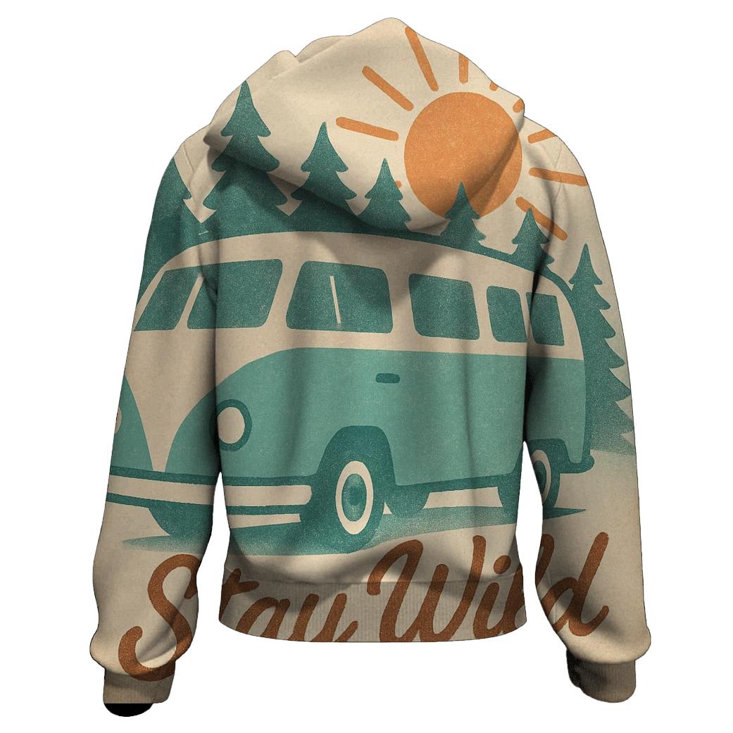 Vintage Camping Camper Van Poster graphic hoodies