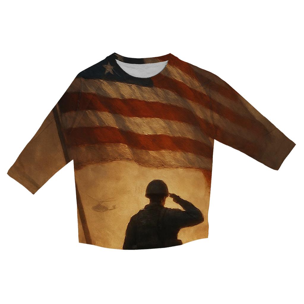 Dawn Honor Standard personalized 3/4 sleeve tees