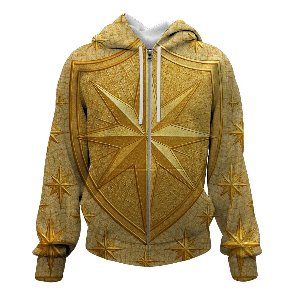 Gilded Star Mosaic pullover hoodies