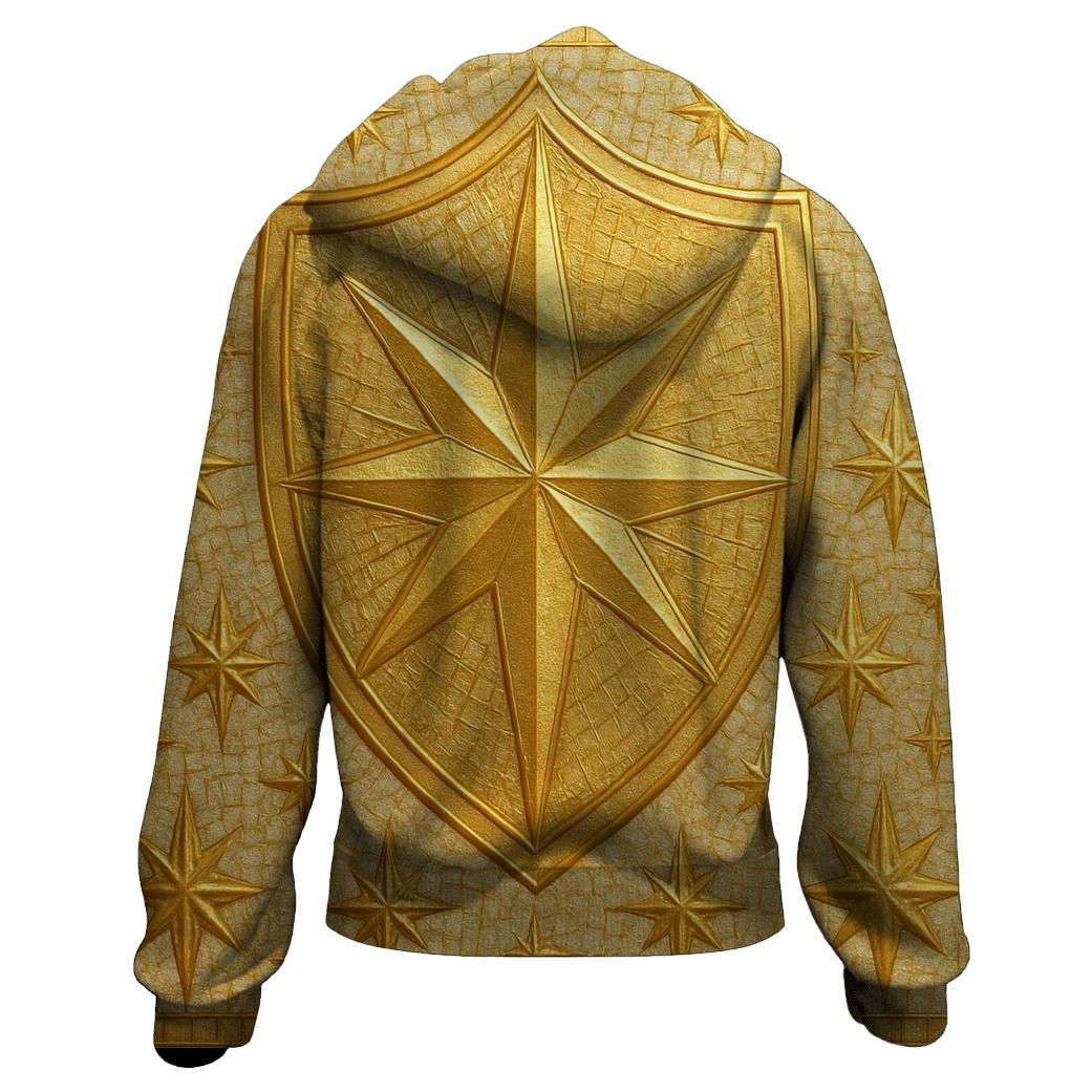 Gilded Star Mosaic pullover hoodies
