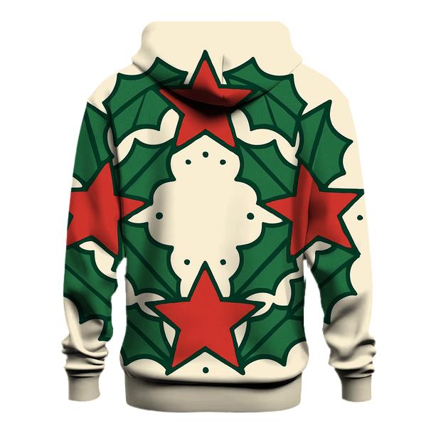 Starry Wreath Geometry pullover hoodies