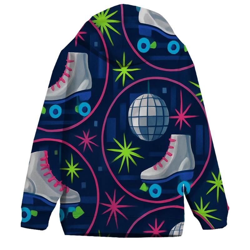 Chrome Roller Disco zip-up hoodies