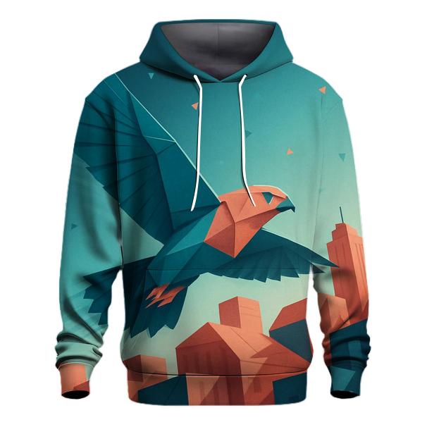 Chromatic Origami Falcon heavyweight hoodies