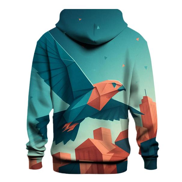 Chromatic Origami Falcon heavyweight hoodies