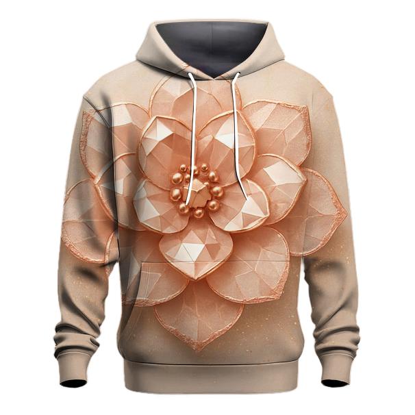 Rose Gold Facet Bloom hoodie trends