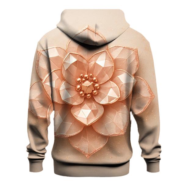 Rose Gold Facet Bloom hoodie trends