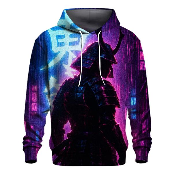 Neo Tokyo Neon Samurai lightweight hoodies