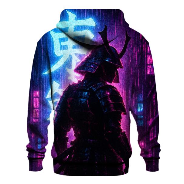 Neo Tokyo Neon Samurai lightweight hoodies