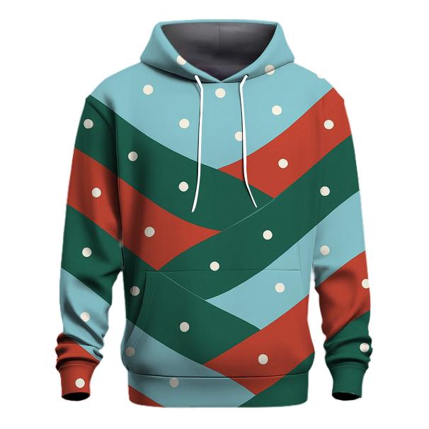 Diagonal Snow Drift Waves lightweight hoodies