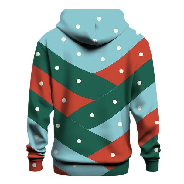 Diagonal Snow Drift Waves lightweight hoodies