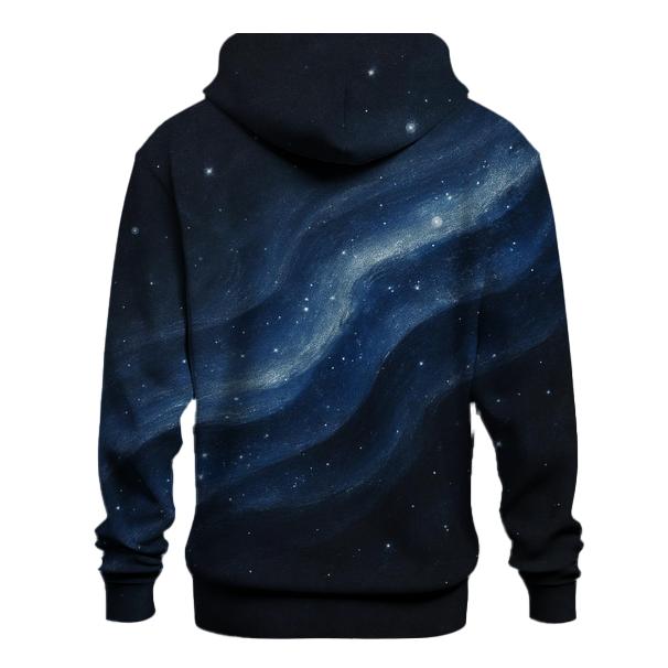 Midnight Stardust Wave graphic hoodies