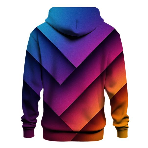 Chromatic Fold printed hoodies
