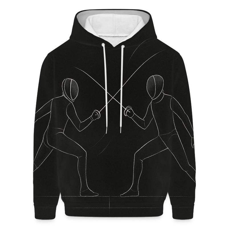 Fencing Duel Minimalist hoodies fashion