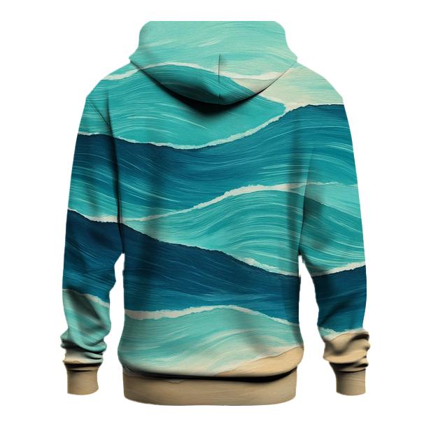 Acrylic Wave Collage designer hoodies