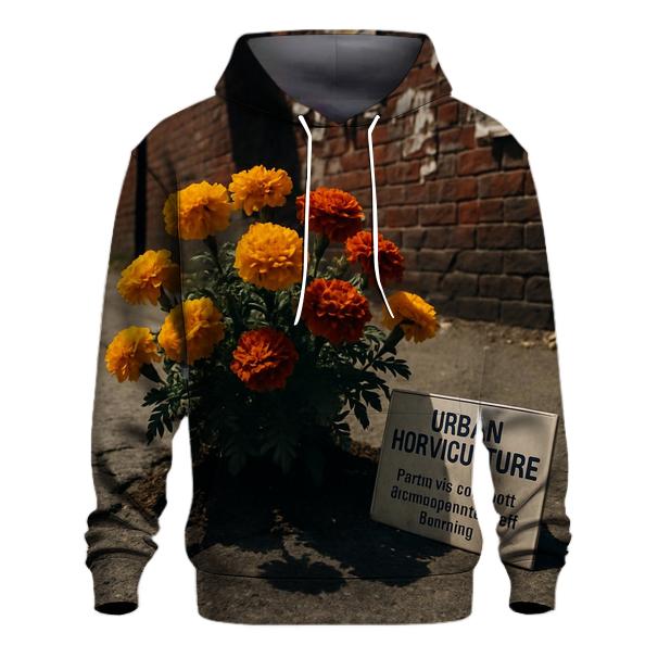 Urban Alley Marigold Guerrilla Patch lightweight hoodies